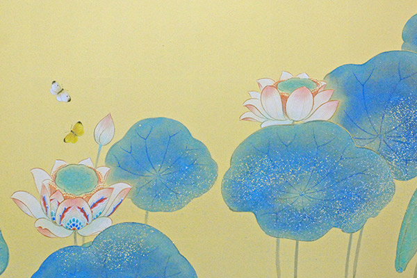 Hōsōge, Butterfly and Lotus at Koya-san Ichijō-ji, Wakayama